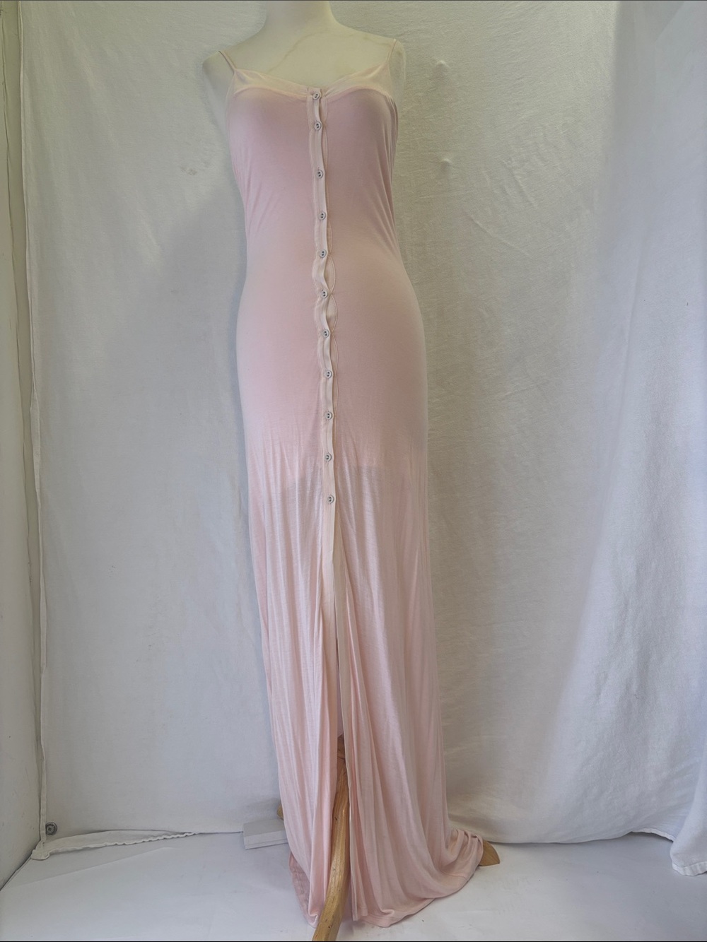 Bella Luxx Button Front Cami Maxi Dress